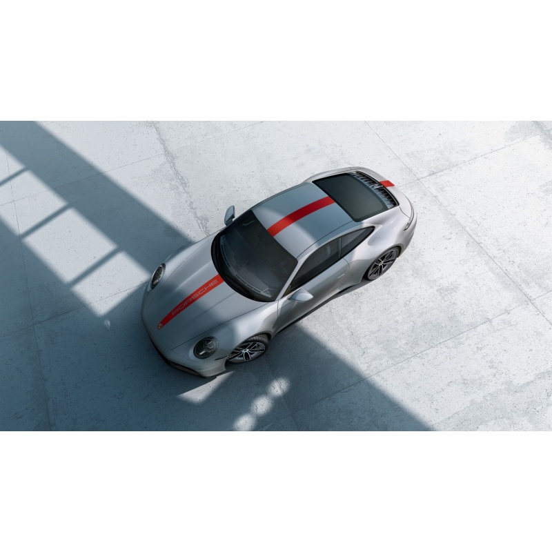 DEKORATIIVKLEEBIS "MOTOSPORT" PUNANE 992.2 TURBO S