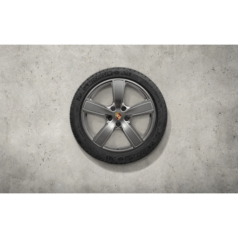 TALVERATTAD 20" CAYENNE E3 SPORT CLASSIC PLATINUM rehviga Michelin Pilot Alpin 5 275/45 ZR20, 305/40 ZR 20