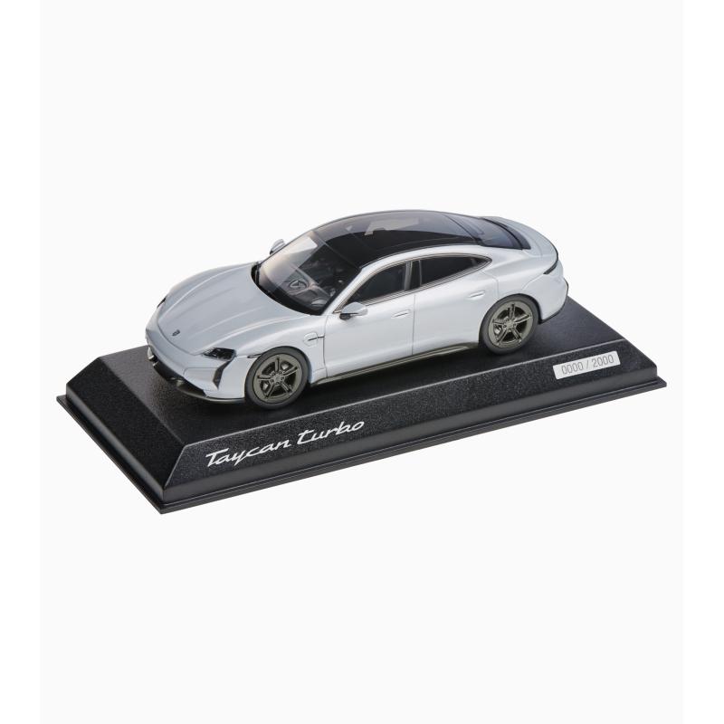 MUDELAUTO TAYCAN TURBO, Ice Grey, 1:43