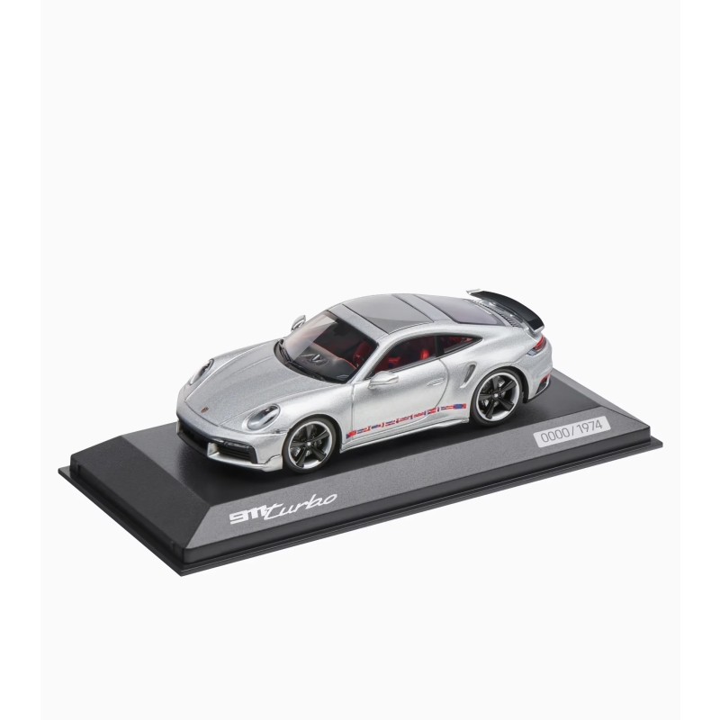 MUDELAUTO 911 FIRST TURBO REMASTERED 992, hõbedane, 1:43