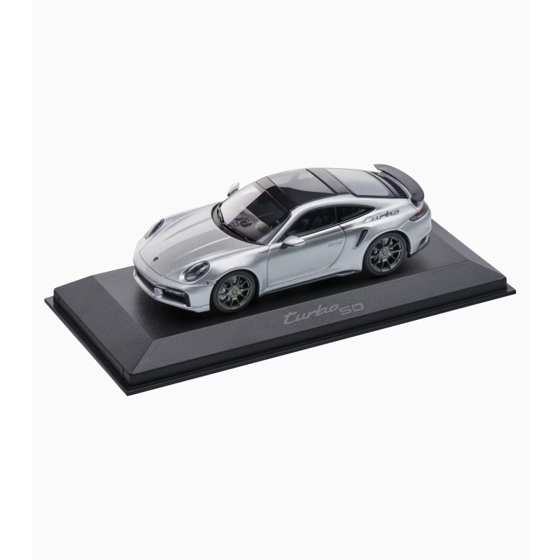 MUDELAUTO 911TURBO 50Y COLLECTION, 992, hõbedane, 1:43