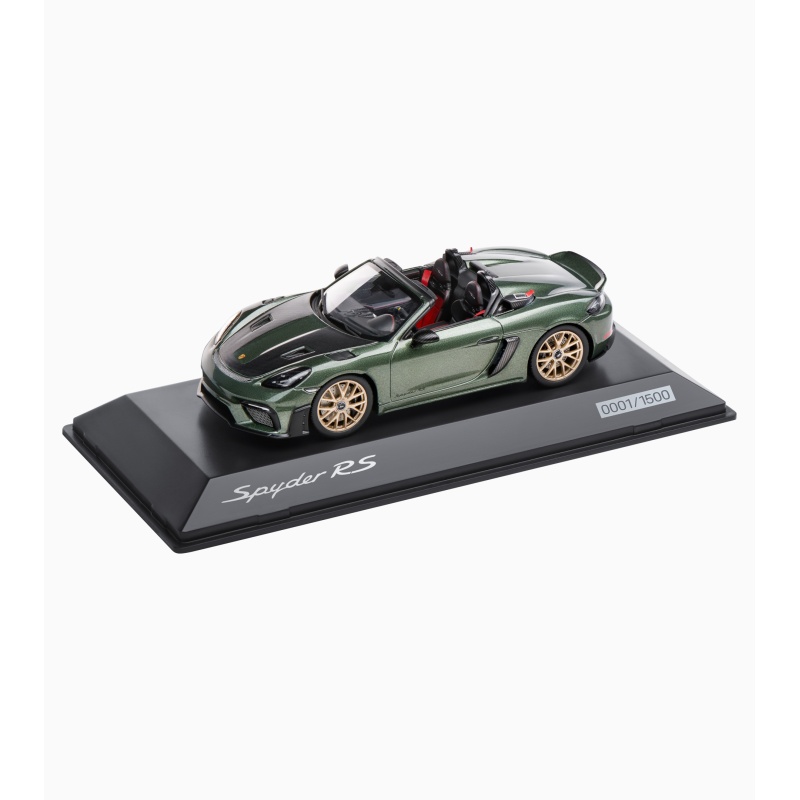 MUDELAUTO 718 SPYDER RS 982, tumeroheline, 1:43