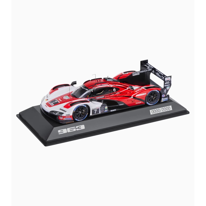 MUDELAUTO 963 24h Daytona 2023 #7, punane/valge, 1:43