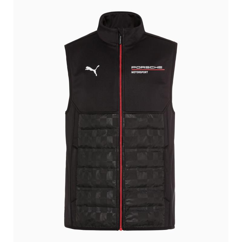 VEST MOTORSPORT COLLECTION, must/valge/punane, unisex, L