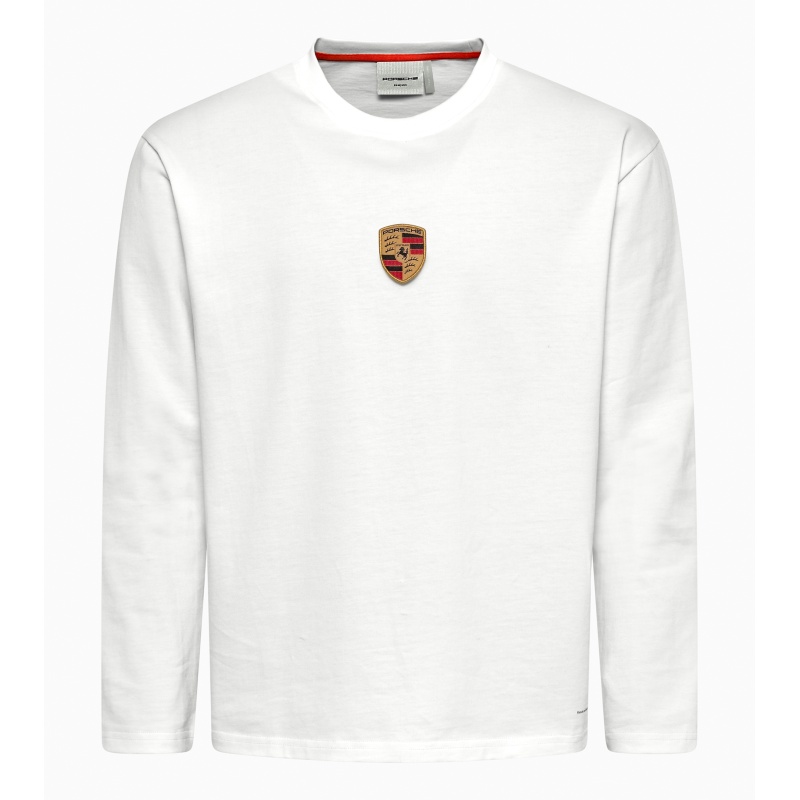 PORSCHE RETRO, pikkade varrukatega särk, unisex, valge, L