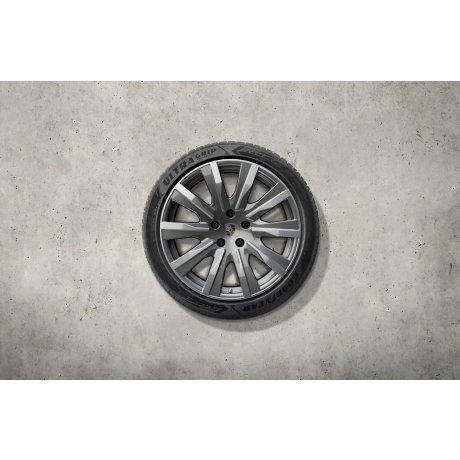 TALVERATTAD 20" TAYCAN II TEQUIPMENT DESIGN (PLATINUM) rehviga GoodYear UltraGrip Performance 245/45 R20, 285/40 R20