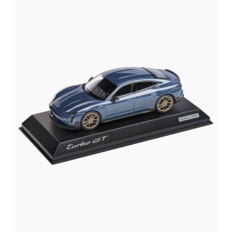 MUDELAUTO TAYCAN TURBO GT, Pale blue, 1:43