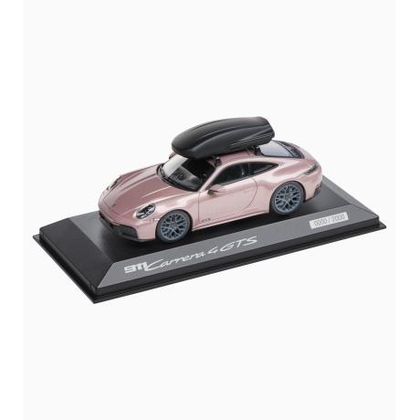 MUDELAUTO 911 CARRERA 4 GTS, suusaboksiga, roosa, 1:43