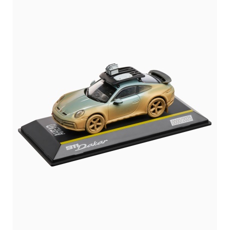 MUDELAUTO 911 DAKAR AHEAD, shade green, 1:43