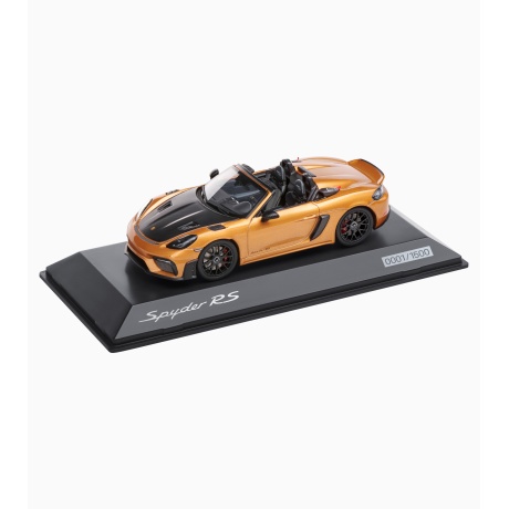 MUDELAUTO 718 SPYDER RS 982, kuldne/must, 1:43