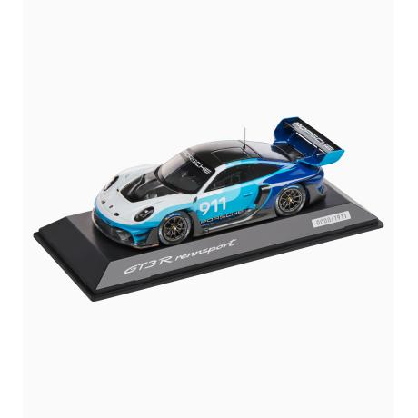 MUDELAUTO 911 GT3 R Rennsport, sinine/valge, 1:43