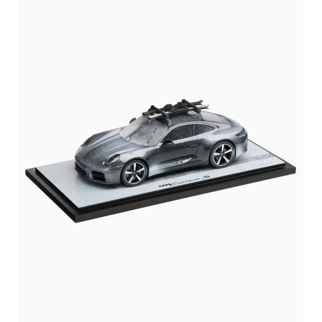 MUDELAUTO 911 CARRERA S, suuskagega, must, 1:18