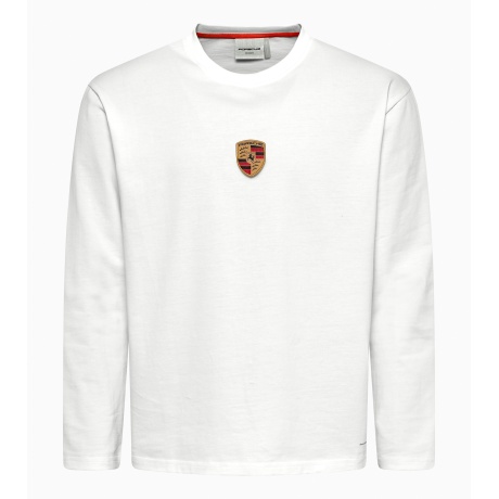PORSCHE RETRO, pikkade varrukatega särk, unisex, valge, L